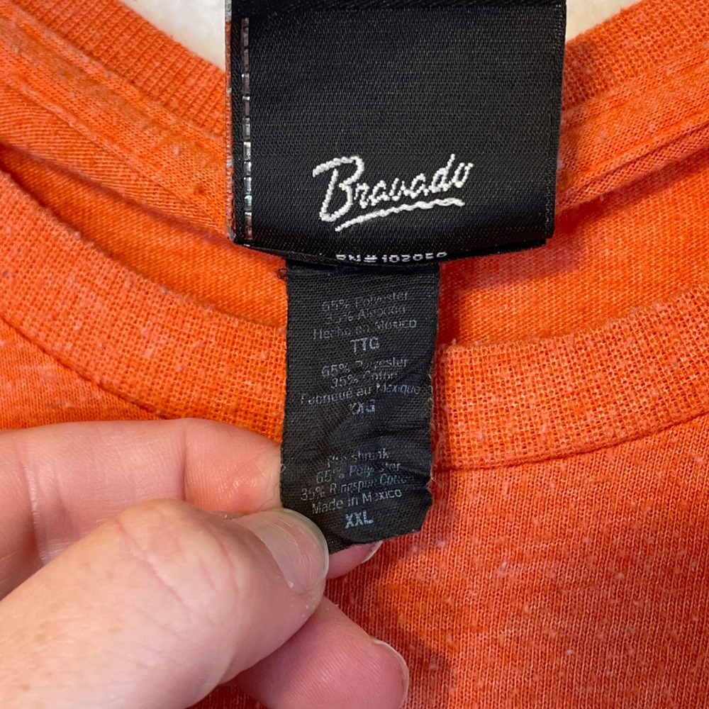 Harley Davidson 2003 Laid Back Graphic Tee Orange XXL - Picture 4 of 11